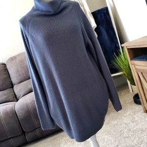 Nwot nbw, women's gray knit sweater dress